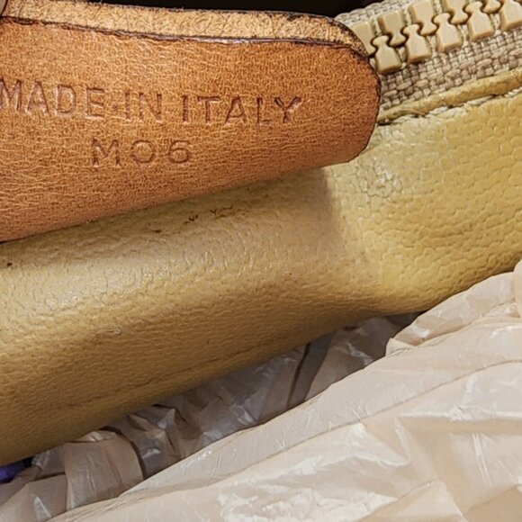 CELINE Tan Macadam Canvas PVC & Leather Bucket/tote bag - Picture 12 of 13